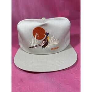 GARST Seed Vintage K-Products USA Snapback Hat Embroidered Pheasant Logo